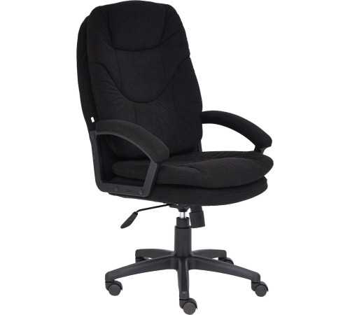 Офисное кресло TetChair Comfort LT флок черный