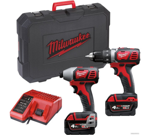 Milwaukee M18 BPP2D-402C 4933447126 шуруповерт, винтоверт, 2 АКБ, кейс