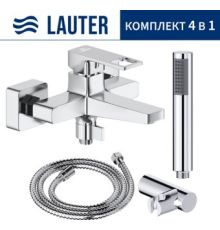 Смеситель Lauter Cascade 21CK6615C с лейкой Relexa Lily 21S10048