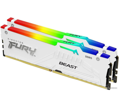 Оперативная память Kingston FURY Beast RGB 2x16ГБ DDR5 5200 МГц KF552C40BWAK2-32