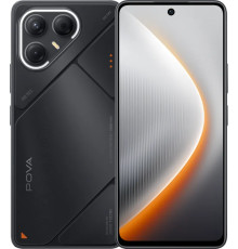 Телефон Tecno Pova 7 5G 8GB/128GB графитовый черный