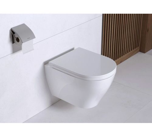 Унитаз подвесной Sanita Breeze Rimless WC.WH/Breeze/DM.Rim/WHT.G/S1