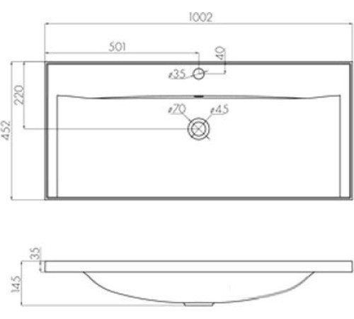 Умывальник Акватон Айрис 100 1A723031AG010