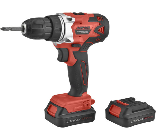 Дрель-шуруповерт Парма ДША-02-1312/2Li 02.021.00006 с 2-мя АКБ, кейс