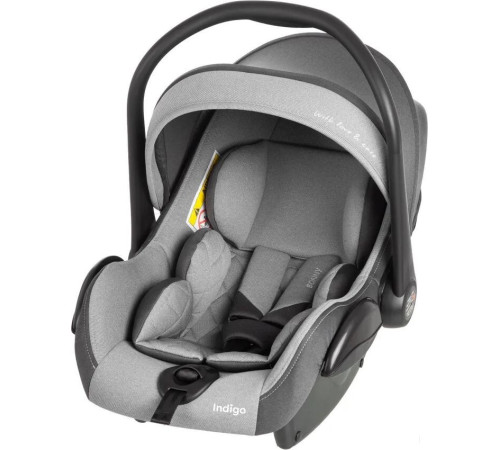 Детское автокресло Indigo Bonny серый/светло-серый