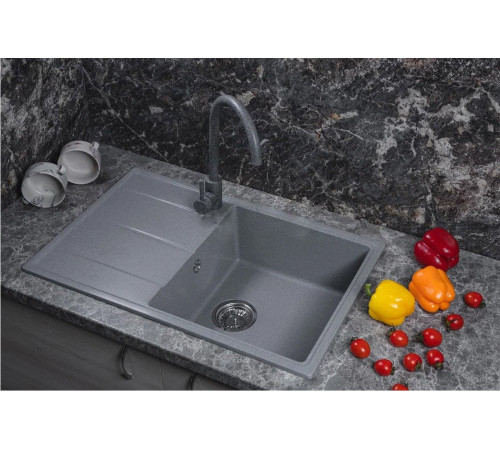 Кухонная мойка Marblan Magnum R серебристый