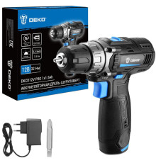 Дрель-шуруповерт Deko DKCD12V PRO 083-1003 с 1-им АКБ