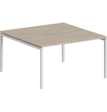 Стол Norden 120x143.8x75 SG.244.OL.44.WH белый/дуб светлый