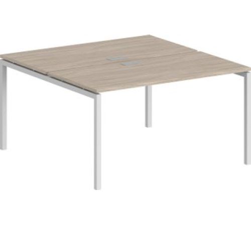 Стол Norden 120x143.8x75 SG.244.OL.44.WH белый/дуб светлый