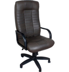 Офисное кресло Деловая обстановка Атлант Стандарт шоколад, кожа люкс