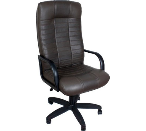 Офисное кресло Деловая обстановка Атлант Стандарт шоколад, кожа люкс