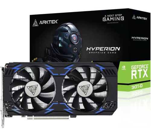 Видеокарта Arktek Hyperion GeForce RTX 3050 6GB GDDR6 AKN3050D6S6GH1