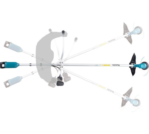 Триммер Makita DUR190URT3 с 2-мя АКБ