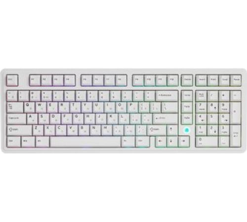 Клавиатура Ajazz AK980 Max белый, Magnetic Grain Switch