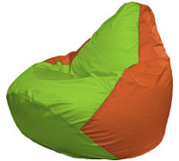 Кресло-мешок Flagman Груша Мега XXXL Г3.1-163 салатовый/оранжевый