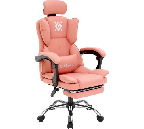 Игровое геймерское кресло Defender Ego розовый
