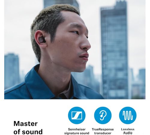 Наушники Sennheiser Momentum True Wireless 4 медный/черный