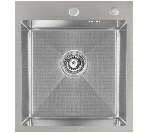 Кухонная мойка Diamond 450*500, коландер, дозатор SATIN DECOR