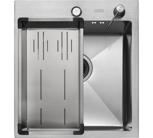 Кухонная мойка ARFEKA Eco AR мойка 450*500, коландер G, дозатор Satin Decor Millet