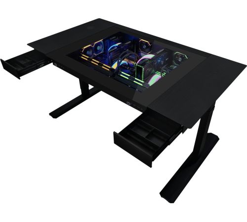 Геймерский стол Lian Li DK07X черный