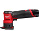 Дельташлифмашина Milwaukee M12FDSS-422X 4933479681 с 2-мя АКБ 2 Ач, 4 Ач
