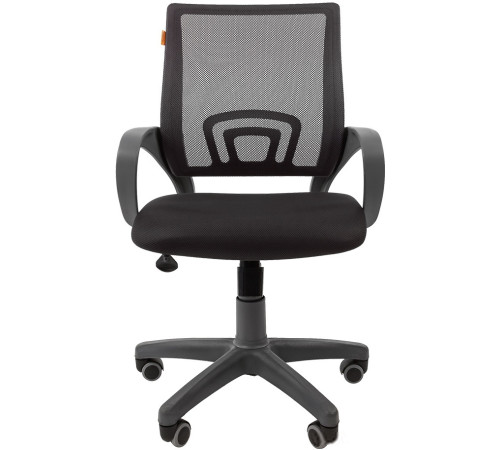 Кресло CHAIRMAN 696 grey серый/черный