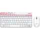 Мышь + клавиатура Logitech MK240 Nano 920-008212 белый