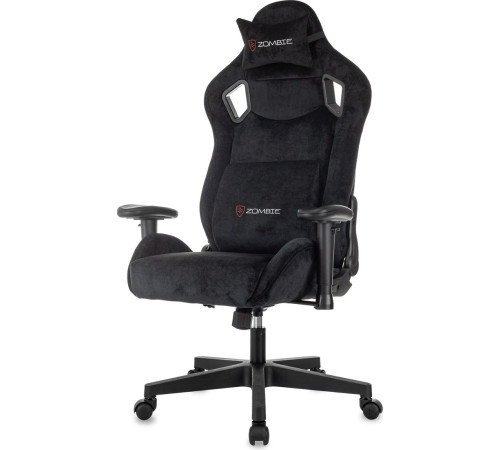 Игровое геймерское кресло Zombie Ghost Fabric черный Light-20