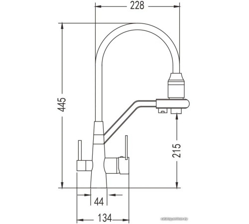 Смеситель Rose R558E