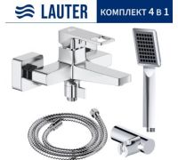 Смеситель Lauter Cascade 21CK6615C с лейкой Relexa Serene 21S00103