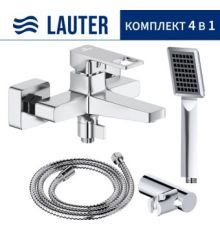 Смеситель Lauter Cascade 21CK6615C с лейкой Relexa Serene 21S00103