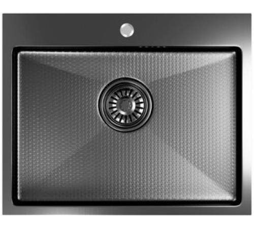 Кухонная мойка Mixline Pro 552935 черный графит, с сифоном