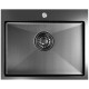 Кухонная мойка Mixline Pro 552935 черный графит, с сифоном