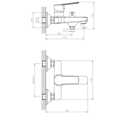 Смеситель Decoroom DR22036