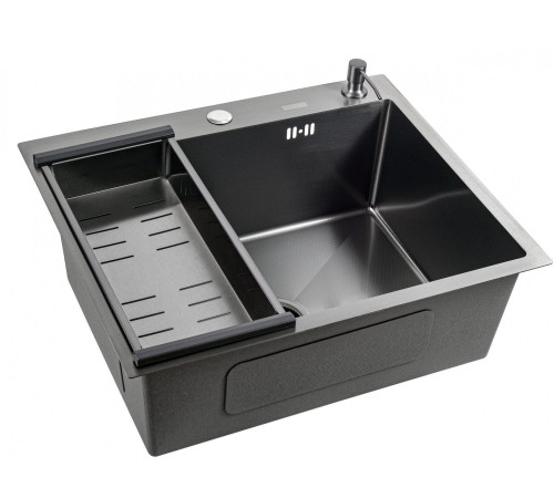 Кухонная мойка Avina Futur FK 4848 B Eco Embossing черный нано