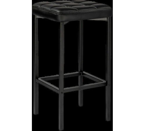 Табурет Woodville Лофт кож.зам. d6/черный матовый