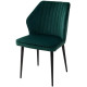 Стул M-City Seattle-V 461MC03530 зеленый 19 велюр/черный