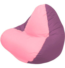 Кресло-мешок Flagman Relax Г4.1-043 бордовый/розовый