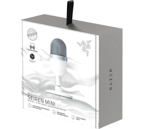 Микрофон Razer Seiren Mini Mercury White