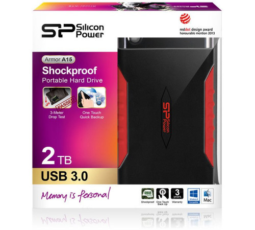 Внешний накопитель Silicon-Power Armor A15 2TB SP020TBPHDA15S3L