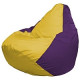 Кресло-мешок Flagman Груша Мини L Г0.1-247 желтый/фиолетовый