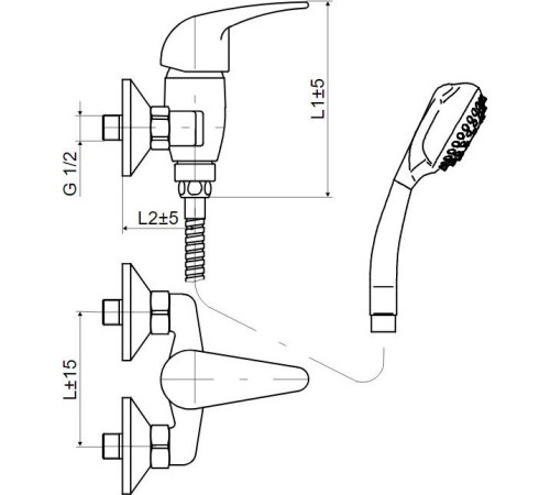 Смеситель Slovarm EA.3520-150