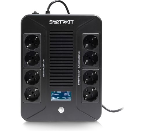 Источник бесперебойного питания SmartWatt UPS Safe Pro LCD 600