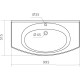 Умывальник Santek Энигма-100 99.5x51.5 [1.WH20.7.777]