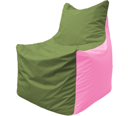 Кресло-мешок Flagman Фокс Ф2.1-226 оливковый/розовый