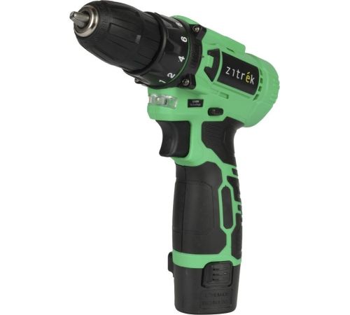 Дрель-шуруповерт Zitrek Green 12-Li Plus 083-1114 с 2-мя АКБ