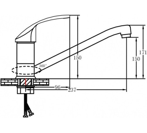 Смеситель РМС SL85-004FBS-25