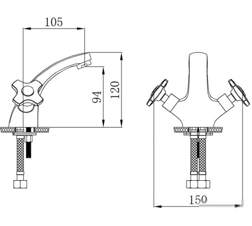 Смеситель РМС SL115-161