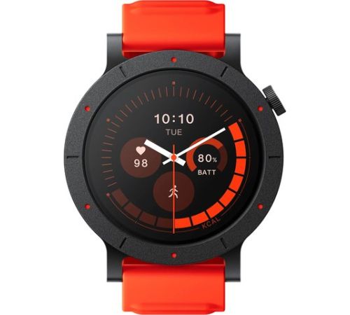 Умные часы CMF Watch 3 Pro черный, оранжевый силиконовый ремешок