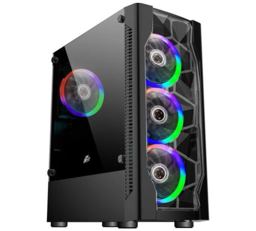 Корпус 1stPlayer DK D4 Black D4-BK-4R1